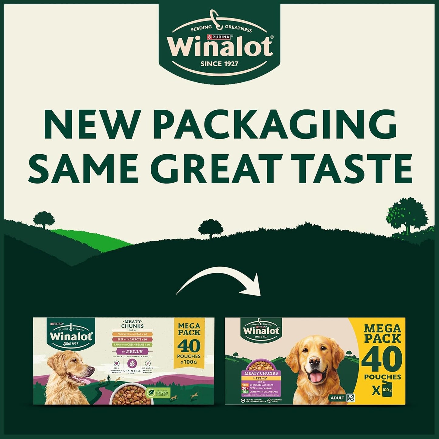 WINALOT Meaty Chunks Adult Wet Dog Food