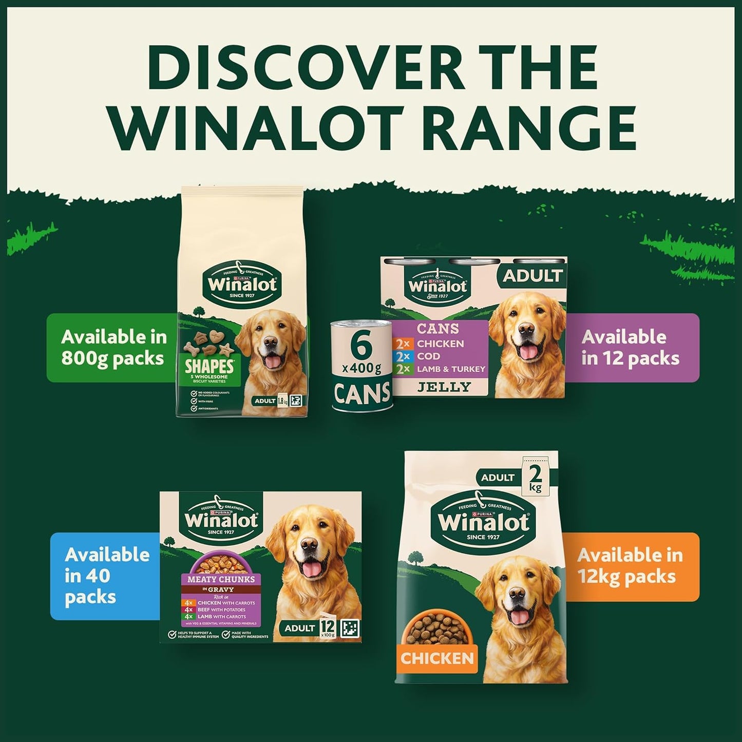 WINALOT Meaty Chunks Adult Wet Dog Food